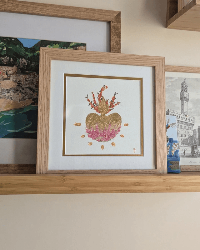 Ex-voto Toussaint avec cadre