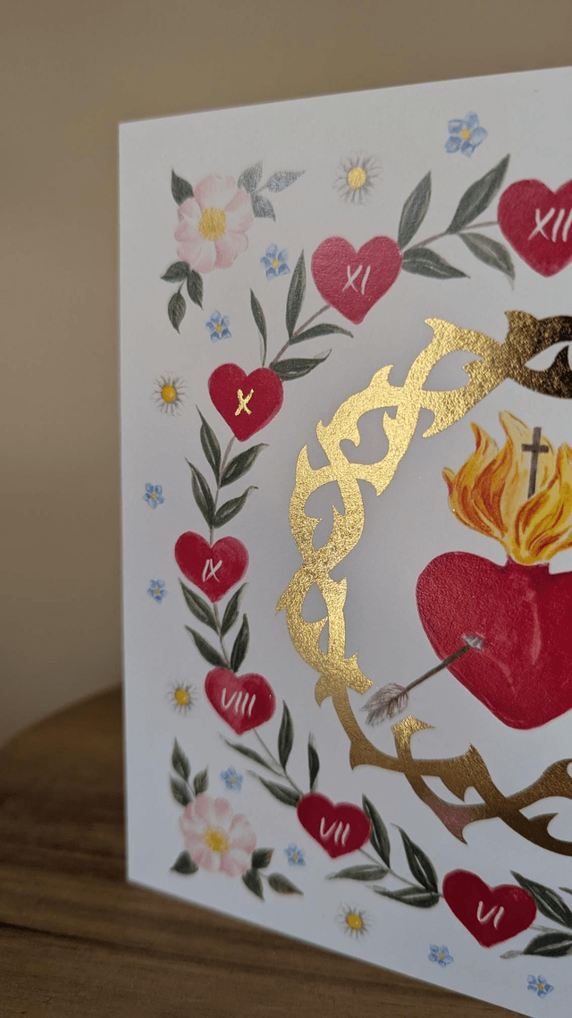 Carte garde d'honneur du Sacré -Coeur 
