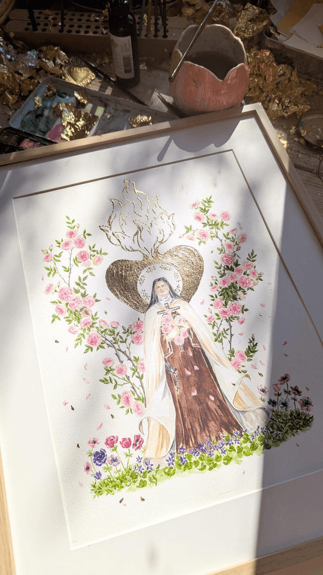 Ex-voto Sainte Thérèse de Lisieux 