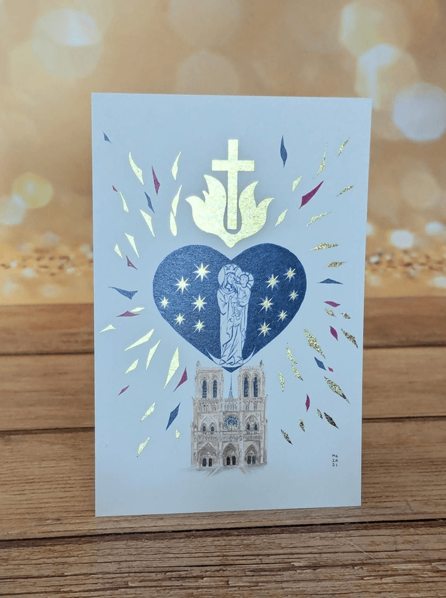 Carte Notre Dame de Paris