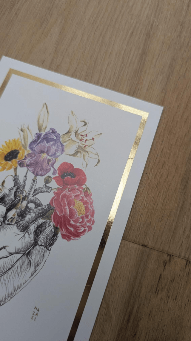 Lot n°1 de cartes avec défauts -fleurs