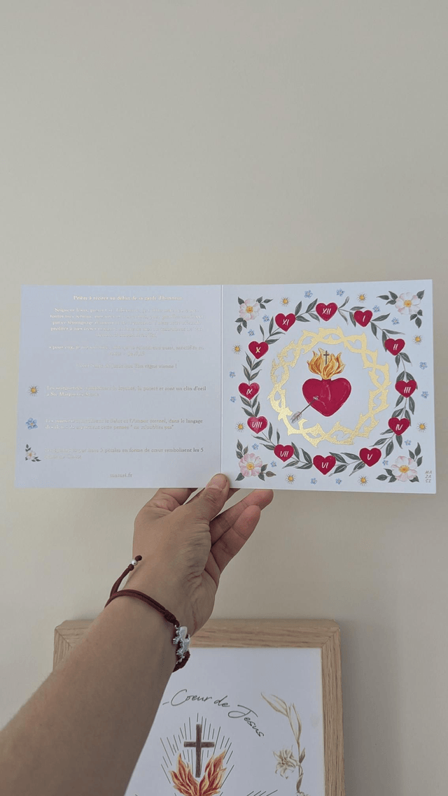 Carte garde d'honneur du Sacré -Coeur 