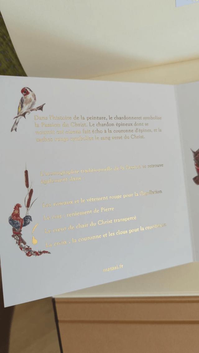 Carte ex-voto de la Passion 