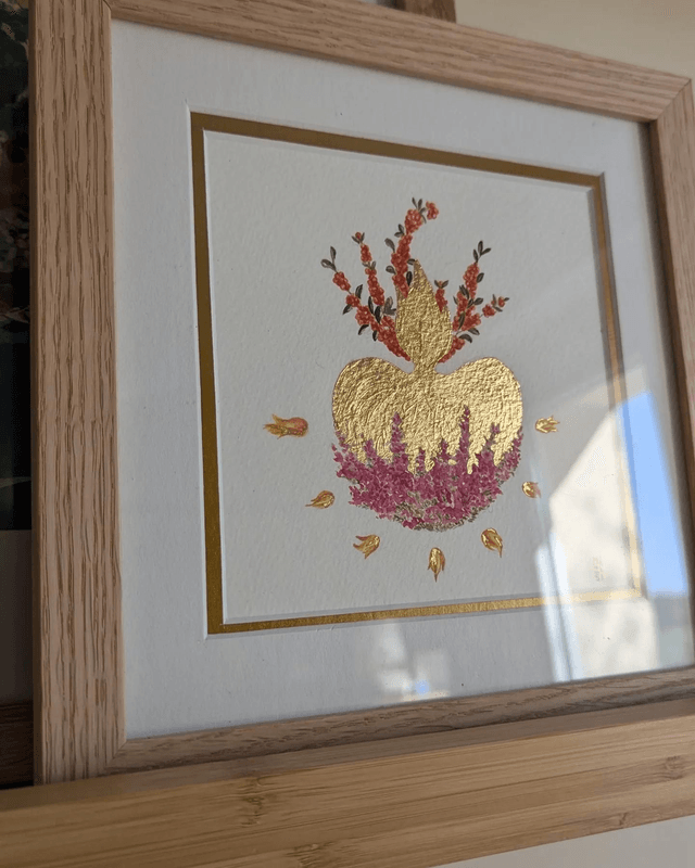 Ex-voto Toussaint avec cadre