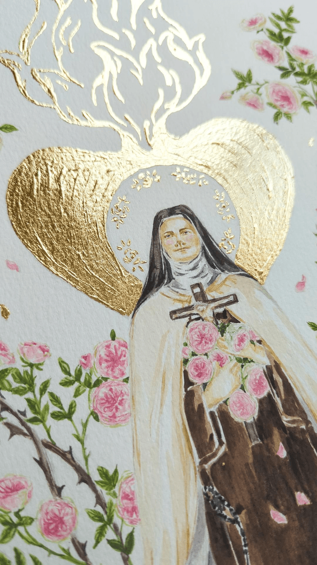 Ex-voto Sainte Thérèse de Lisieux 