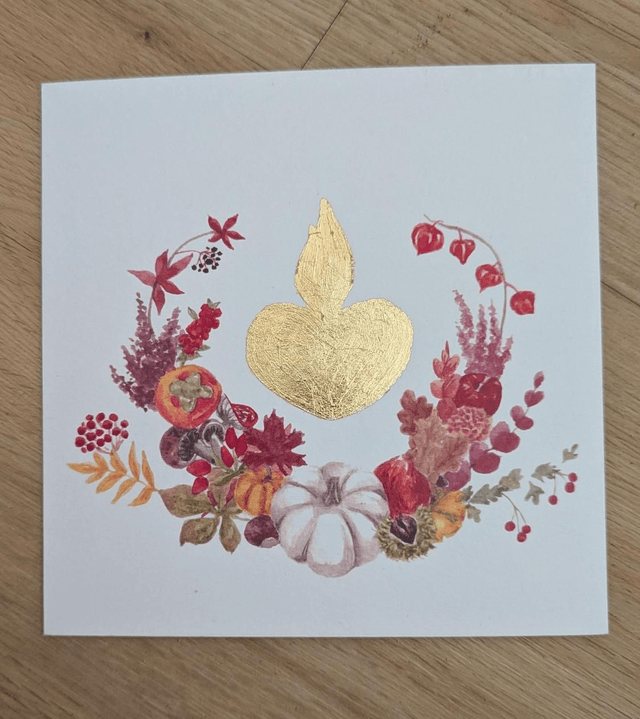 Carte végétaux d'automne 