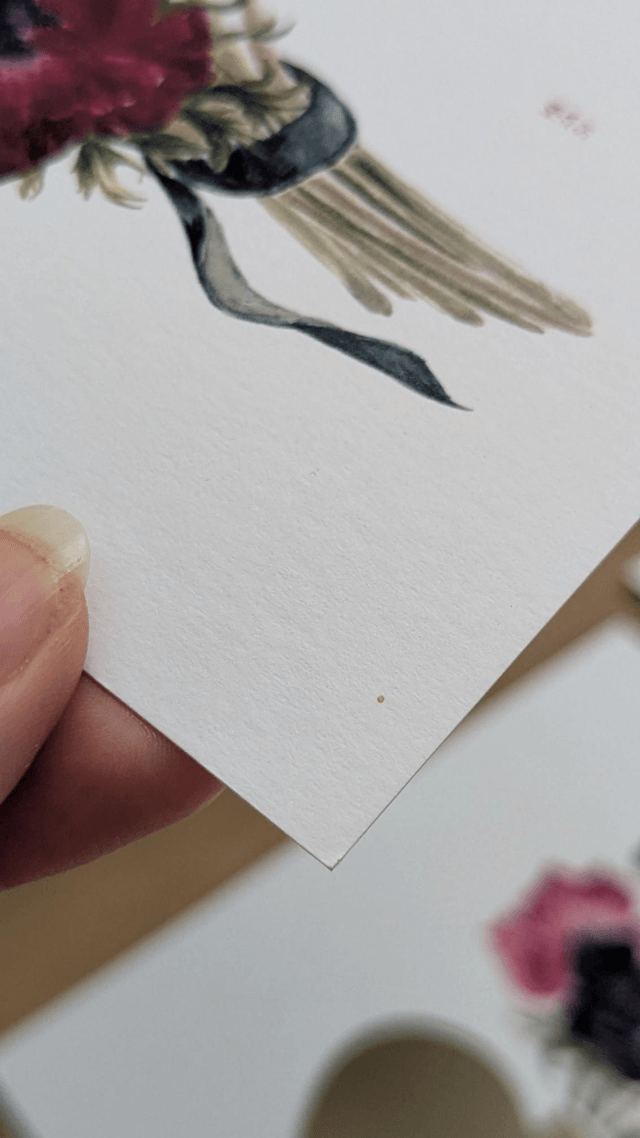 Lot n°8  5 cartes avec défauts 