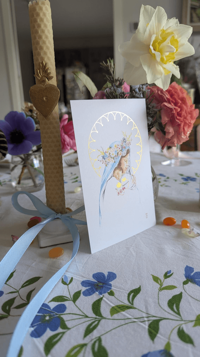 Carte Vierge de Printemps 