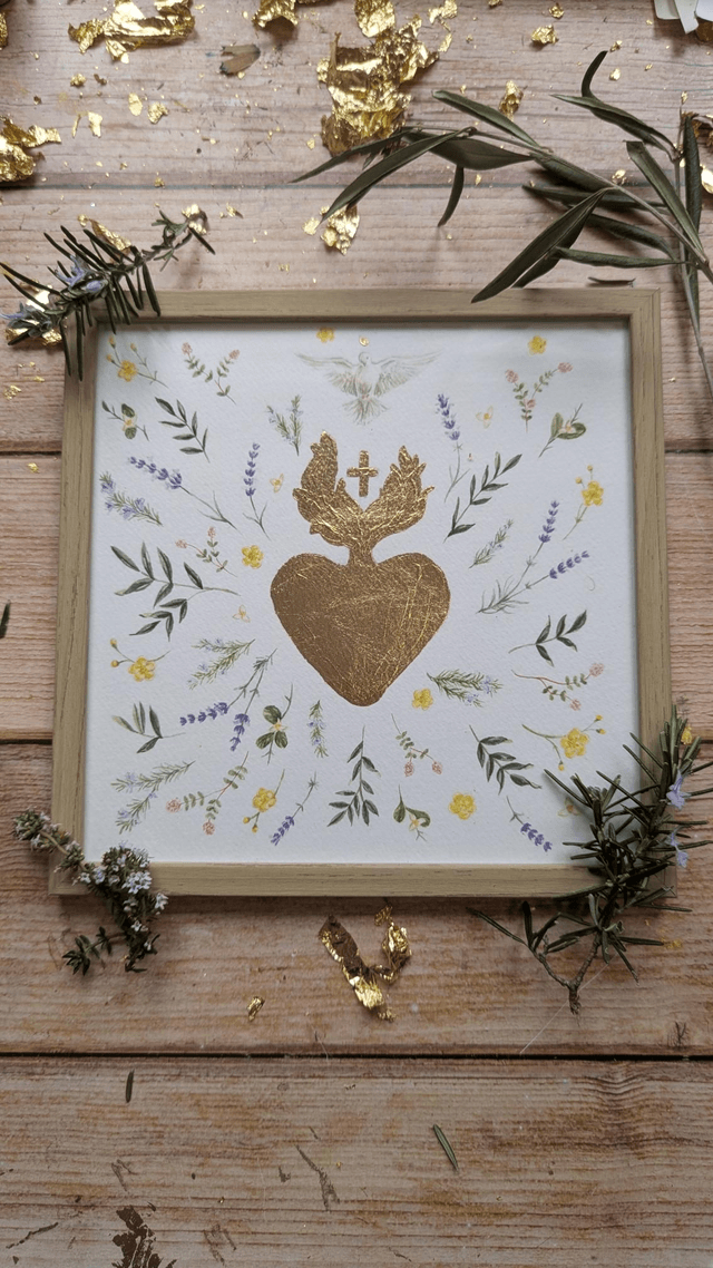 Ex-voto fleuris Saint-Chrême 