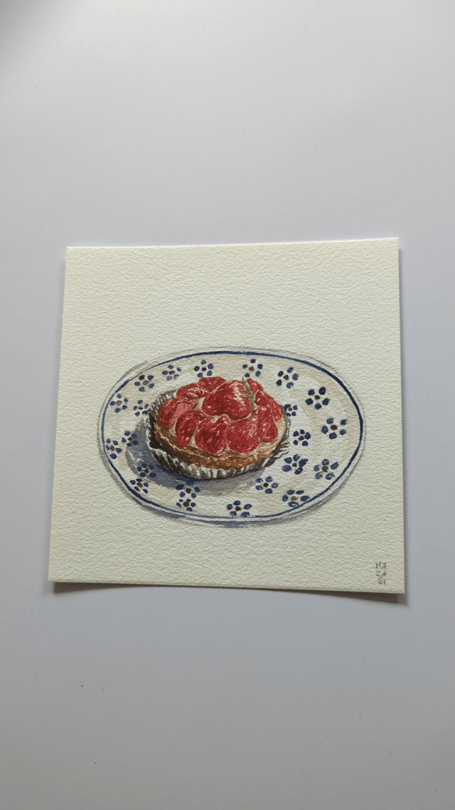 La tarte aux fraises de Mathilde