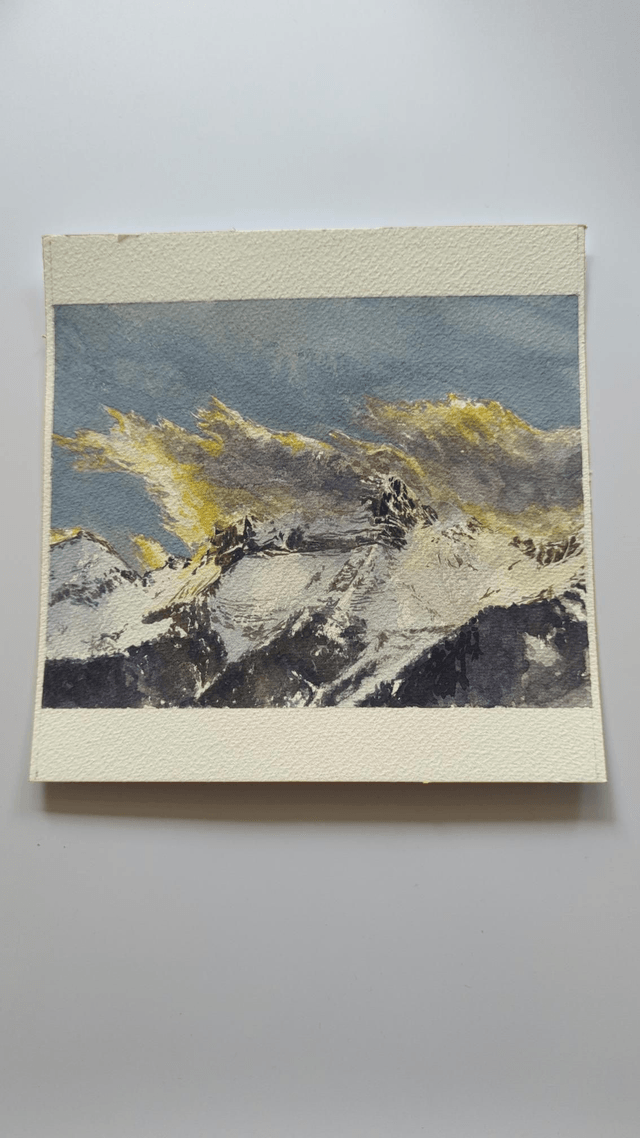 Le grand veymont dans les nuages