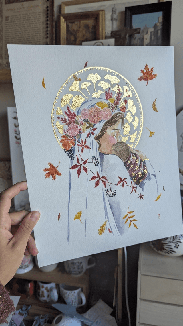 Vierge d'automne 