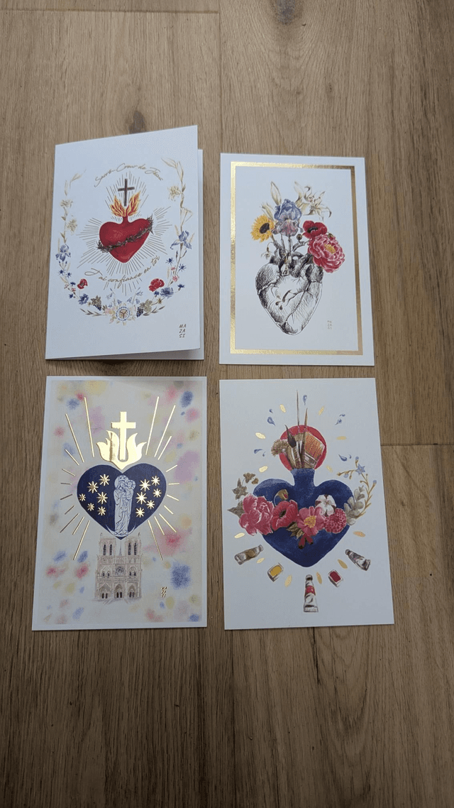 Lot n3 4 cartes avec défauts 