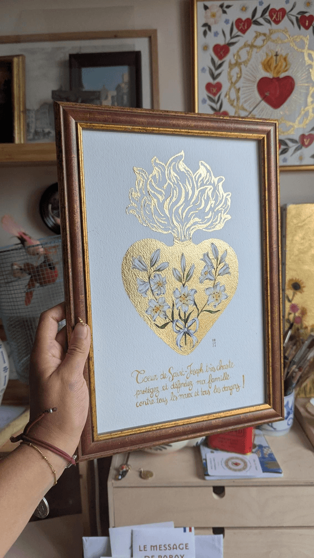 Ex-voto Saint Joseph des Lys Encadré 