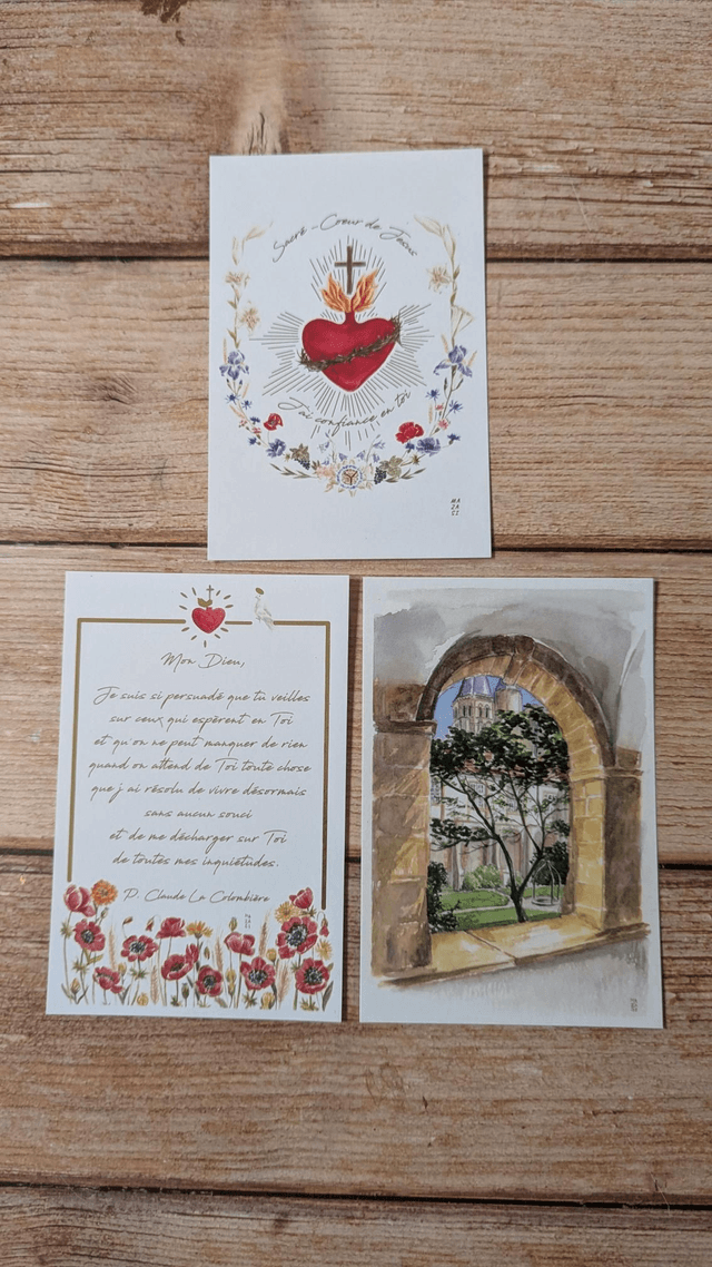 Lot de cartes Paray-le-Monial