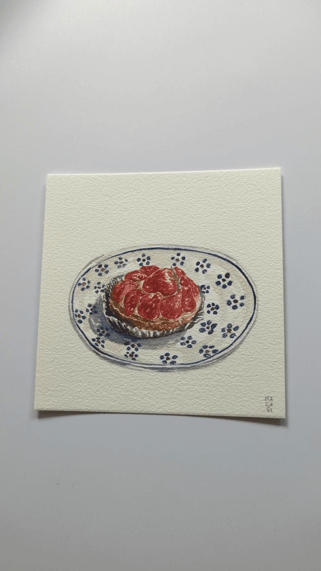 La tarte aux fraises de Mathilde